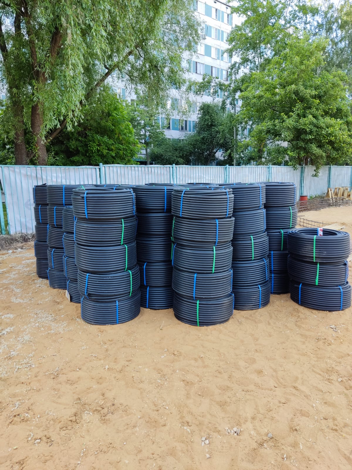 Строительство ледового катка