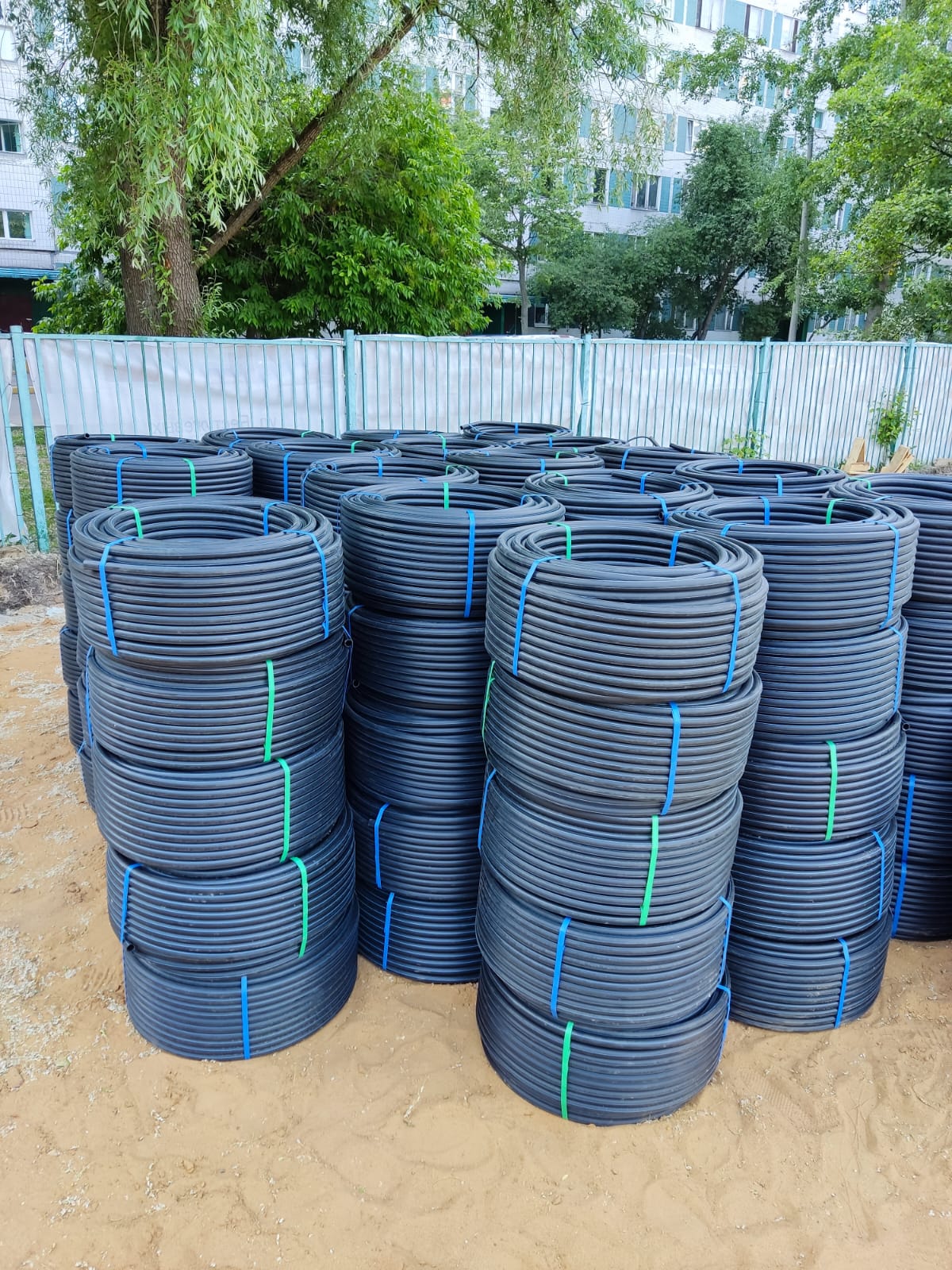 Строительство ледового катка